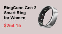 RingConn Gen 2, World’s First Smart Ring with Sleep Apnea Monitoring, No APP Subscription, 12-Day Battery Life, Stress/Heart Rate/Women's Health Track